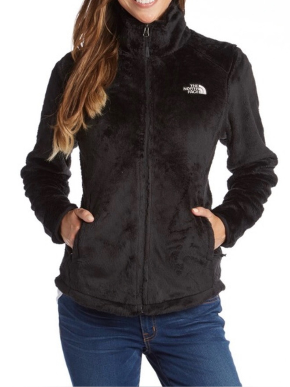 north face osito zip up fleece